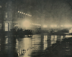 Alfred Stieglitz, The Glow of the Night, New York 1893. Photogravure