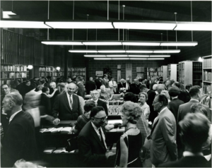 Opening of Dawson's Book Shop on Larchmont Blvd, in 1968