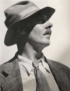 Edward Weston. Untitled [Portrait of Arthur Millier], circa 1932. Vintage gelatin silver print.